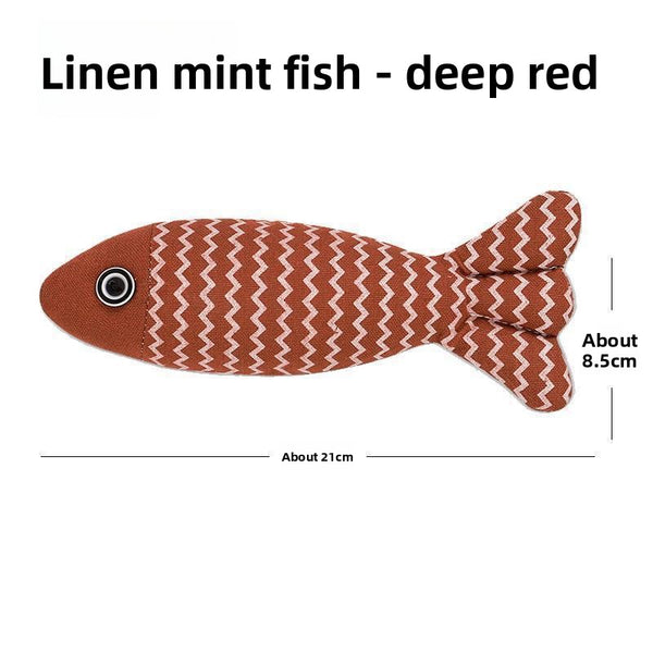 Fish-Shaped Cat Toys