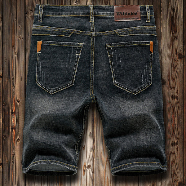 Mens denim shorts