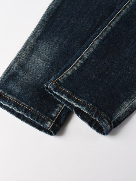 Men's Stylish Faded Stretch-Fit Jeans