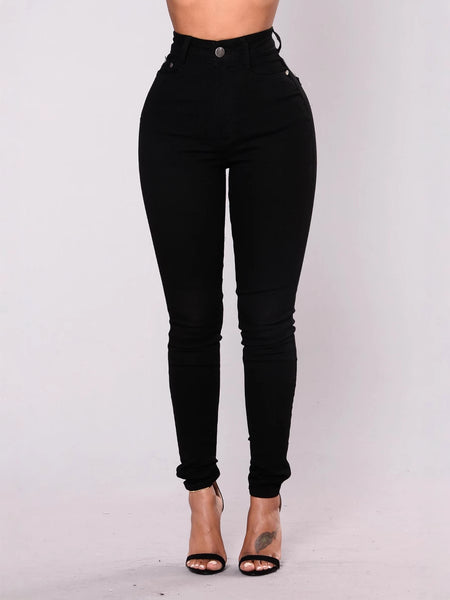 High Waist Stretch Jeans