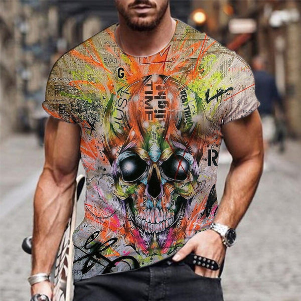 Trendy Round-Neck T-Shirt