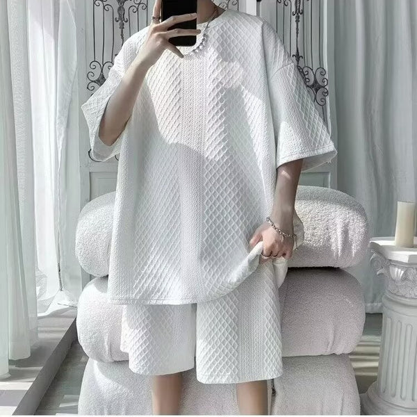 Short-Sleeved Two - Piece Short Set
