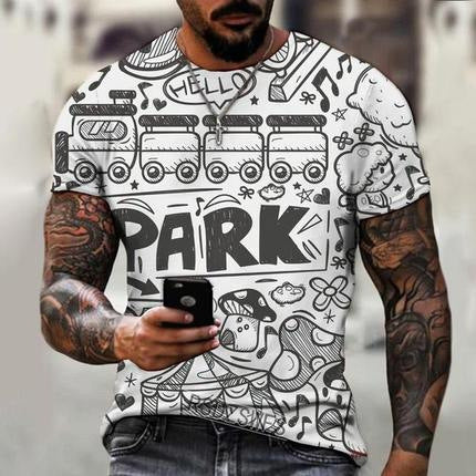 Trendy Round-Neck T-Shirt
