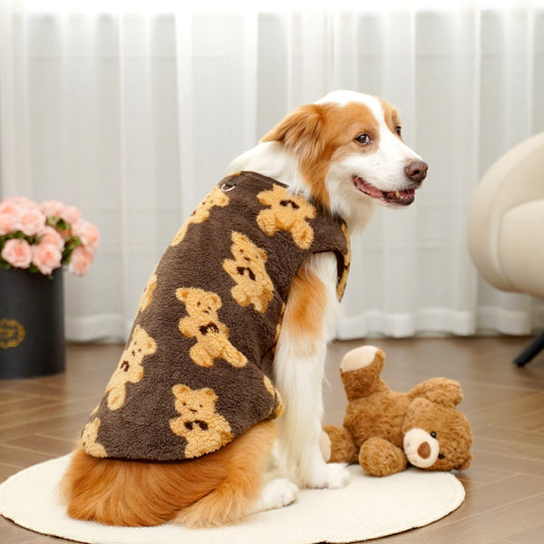 Teddy Bear Patterned Dod Sweaters