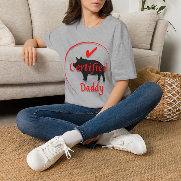 Certified Pig Daddy T-Shirt Red Logo