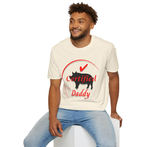 Certified Pig Daddy T-Shirt Red Logo