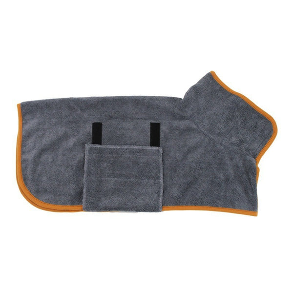 Quick-Dry Dog Bathrobe