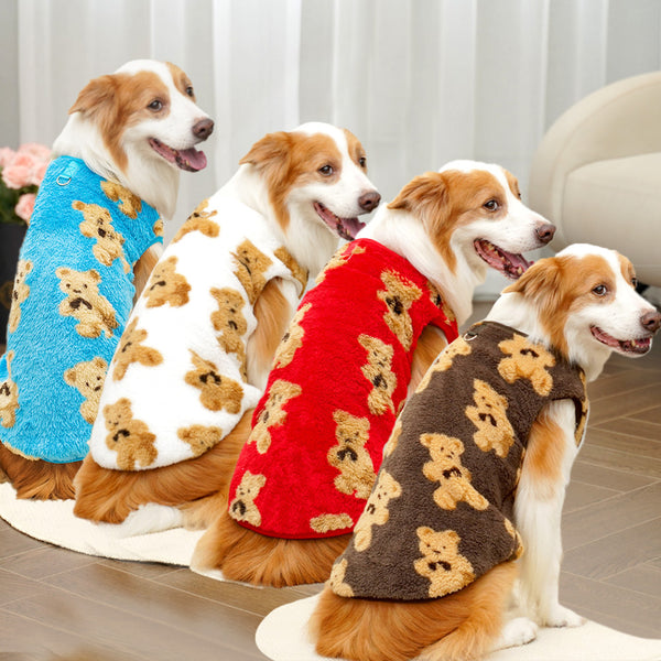 Teddy Bear Patterned Dod Sweaters