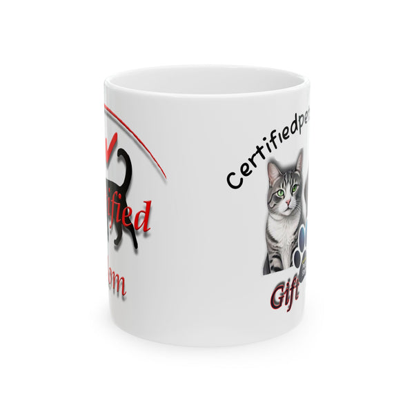 แก้ว "Certified Cat Mom" (11 ออนซ์/15 ออนซ์)