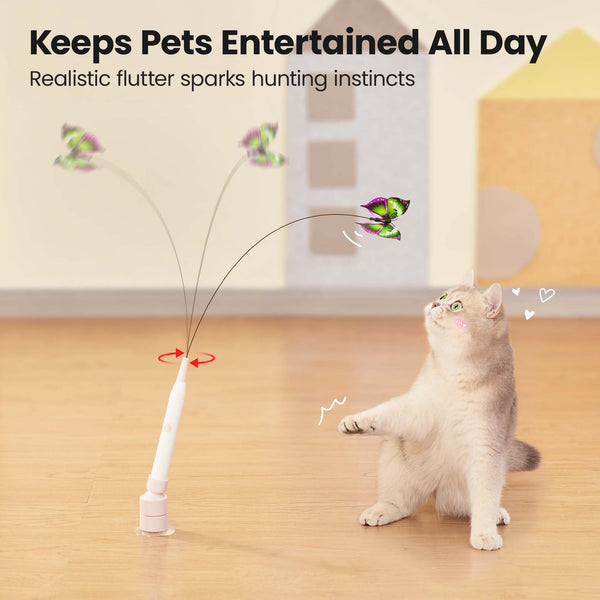 Automatic Butterfly Cat Teaser