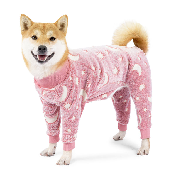 Pajamas with White Bone Patterns