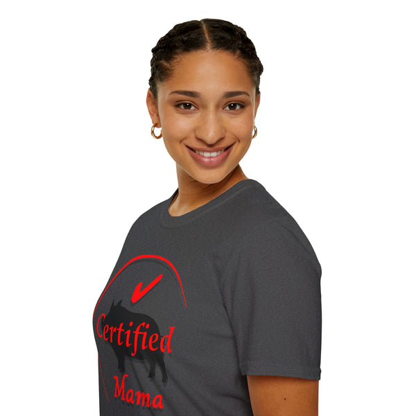 Certified Pig Mama T-Shirt Red Logo