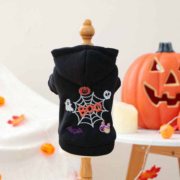 Halloween-Themed Cat Sweatshirt