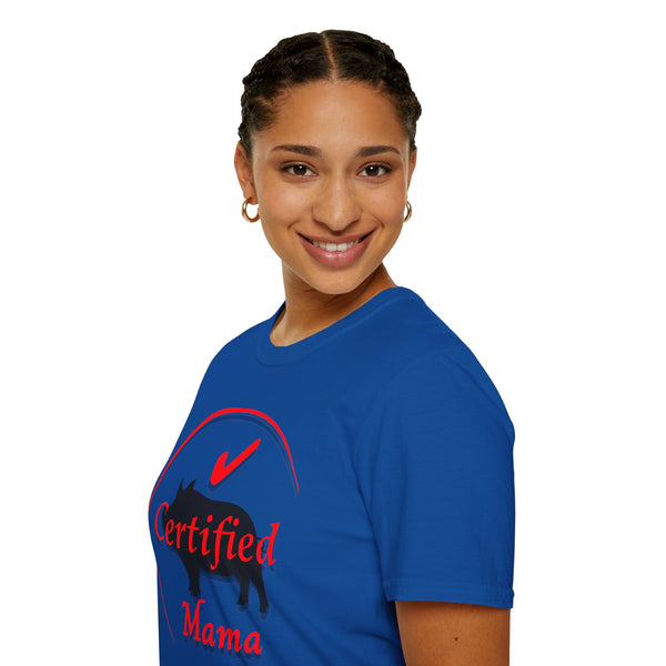 Certified Pig Mama T-Shirt Red Logo
