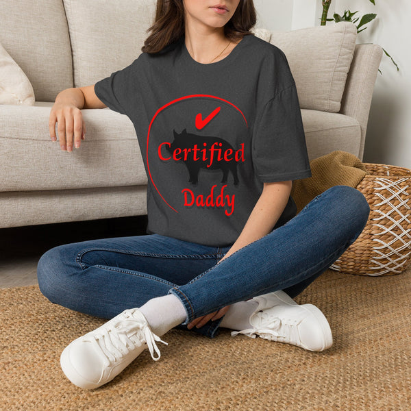 Certified Pig Daddy T-Shirt Red Logo