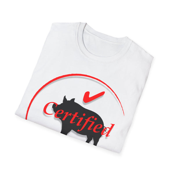 Certified Pig Mama T-Shirt Red Logo