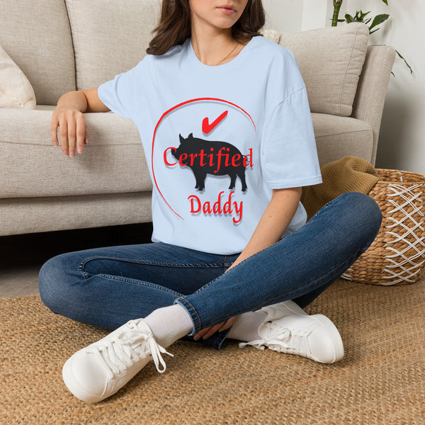 Certified Pig Daddy T-Shirt Red Logo