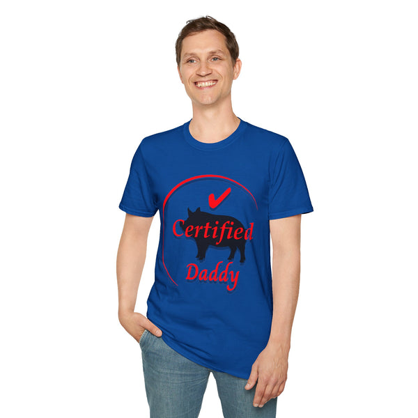 Certified Pig Daddy T-Shirt Red Logo