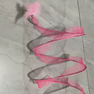 Cat Tunnel Toy with Teaser Stick