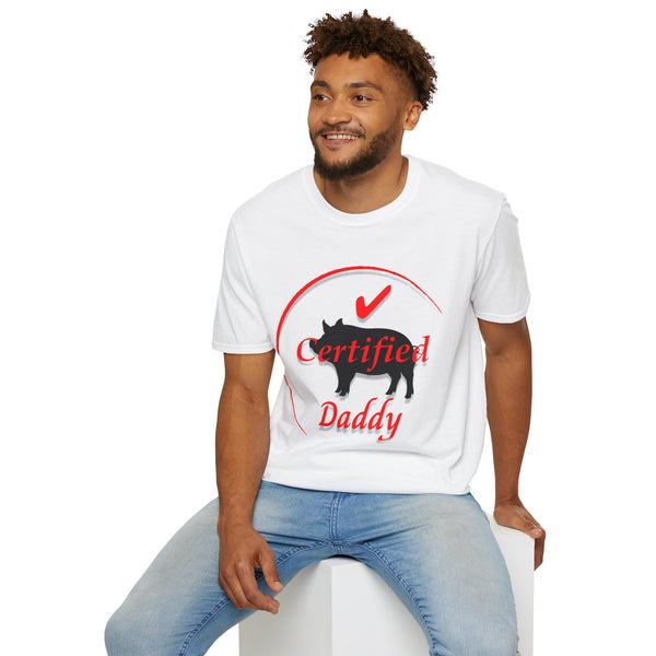 Certified Pig Daddy T-Shirt Red Logo