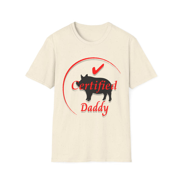 Certified Pig Daddy T-Shirt Red Logo