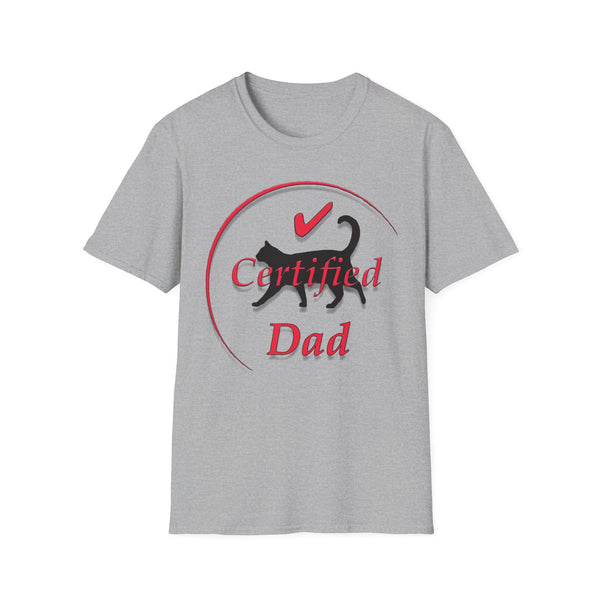 Certified Cat Dad T-Shirt