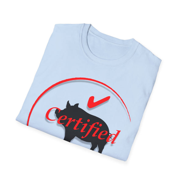 Certified Pig Mama T-Shirt Red Logo