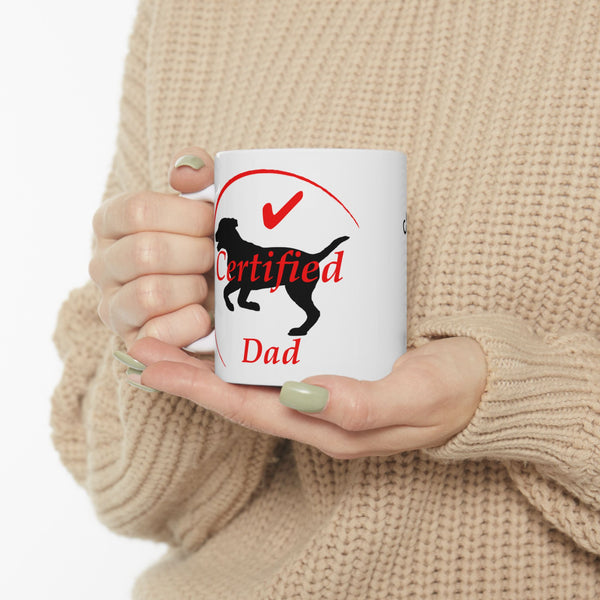 Certified Dog Dad Mug (11oz & 15oz)
