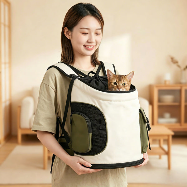 Front-Carry Pet Backpack with Bubble Window