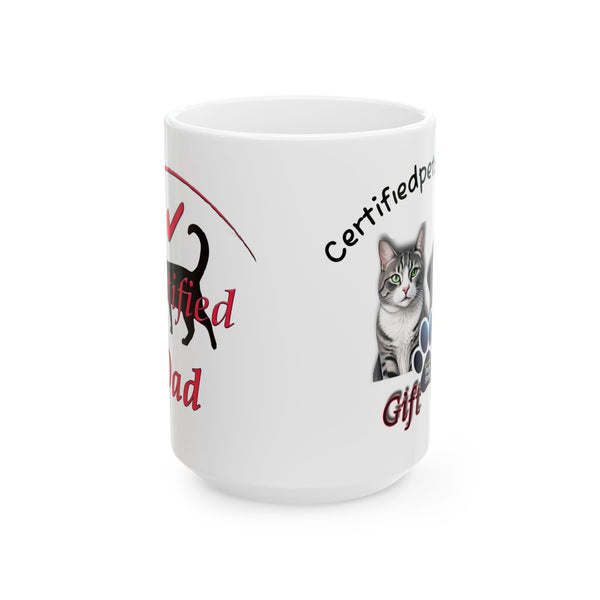 Certified Cat Dad Mug (11oz/15oz)