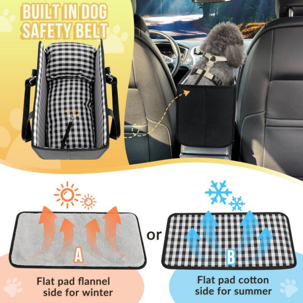 Portable Dog Car Seat for Armrest