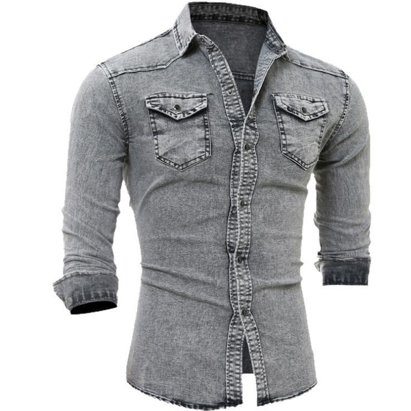 Long Sleeve Denim Shirts