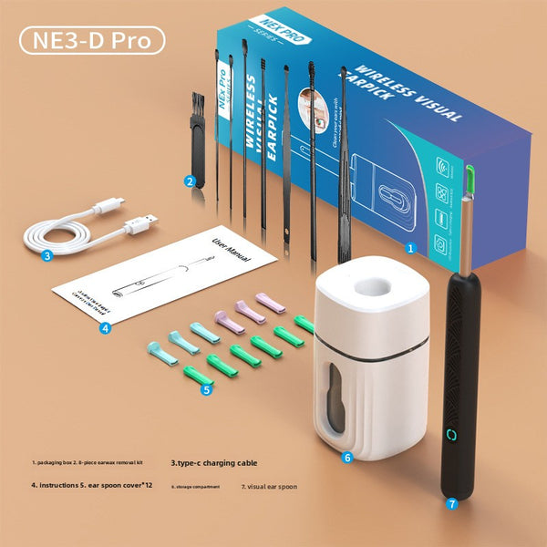 Wireless Visual Ear Cleaning Endoscope
