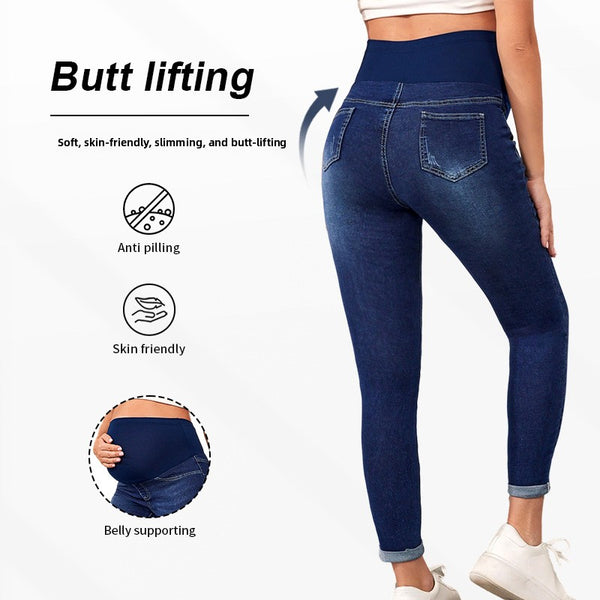 Breathable Stretchy Maternity Jeans