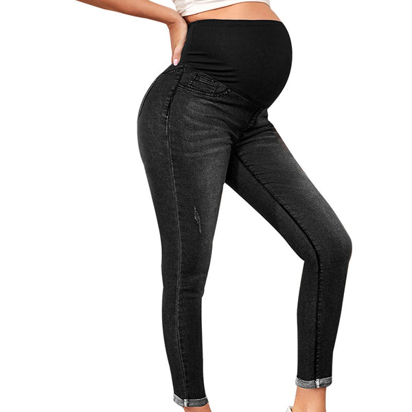Breathable Stretchy Maternity Jeans