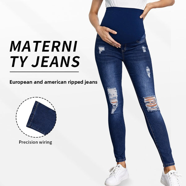 Breathable Stretchy Maternity Jeans