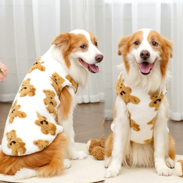 Teddy Bear Patterned Dod Sweaters