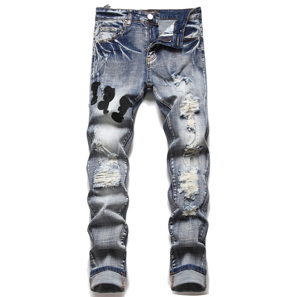 Men's dyed denim pants