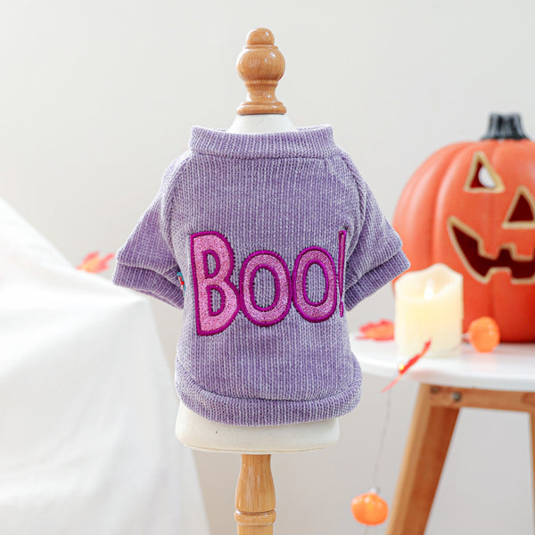 Halloween-Themed Cat Sweatshirt