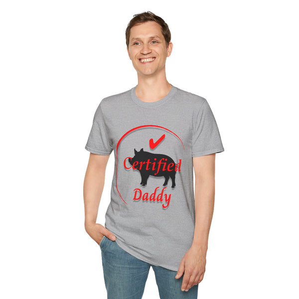 Certified Pig Daddy T-Shirt Red Logo