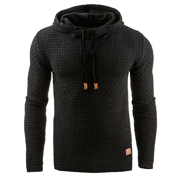 Jacquard Pattern Casual Hoodies