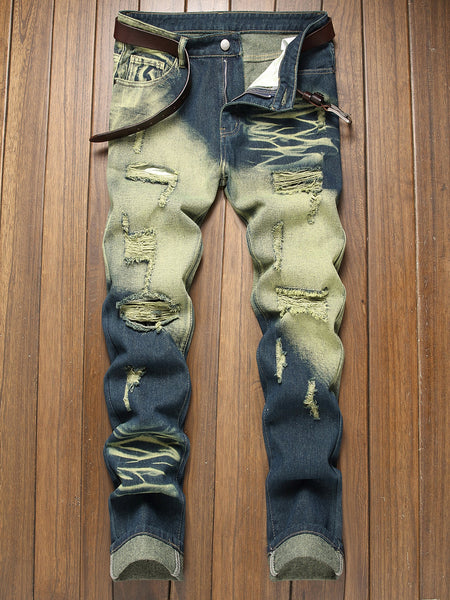 Ripped Distressed Skinny Jeans