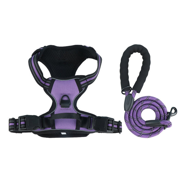 Reflective Dog Harness and Leash