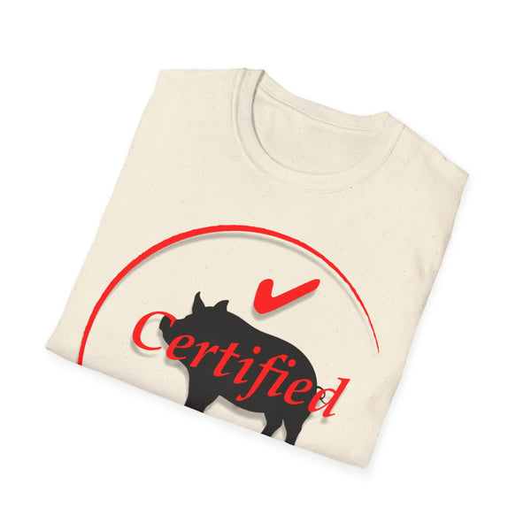 Certified Pig Mama T-Shirt Red Logo