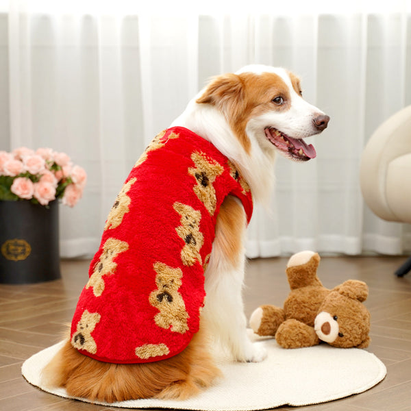 Teddy Bear Patterned Dod Sweaters