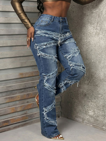 Viscose Fiber Denim Jeans