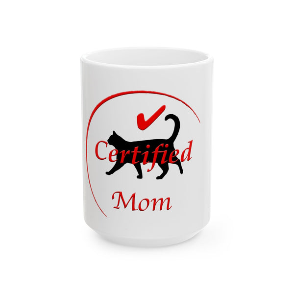 Certified Cat Mom Mug