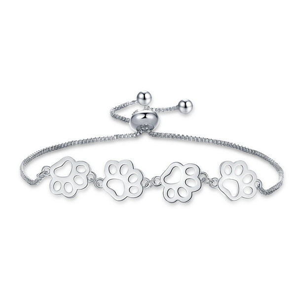 Adjustable Cat Paw Bracelet
