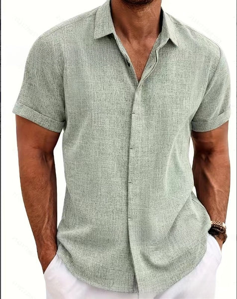 Thin Short-Sleeved Beach Shirt