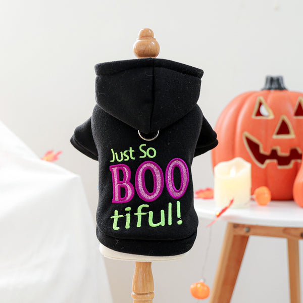 Halloween-Themed Cat Sweatshirt